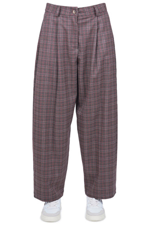 LA FEMME BLANCHE La Femme Blanche - Pantalone - 461751 - Fantasia Marrone da donna