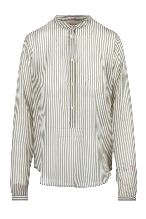 JUCCA Jucca - Blusa - 451206 - Verde/Bianco da donna