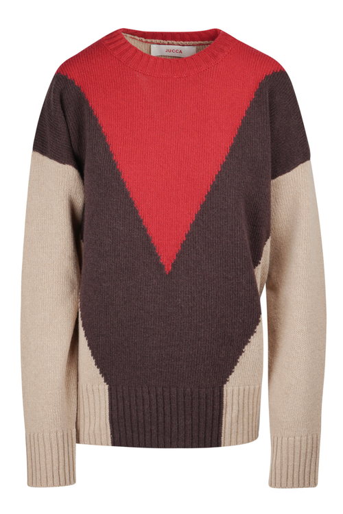 JUCCA Jucca - Maglia - 460843 - Bordeaux/Marrone da donna