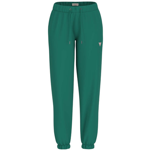 Guess pantalone tuta verde mini triangolo W4YB33KC811G8ET Pantaloni Guess Jeans