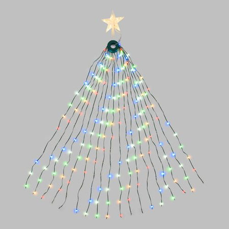 Tenda mantello per albero gocce di luci led per alberi da esterno