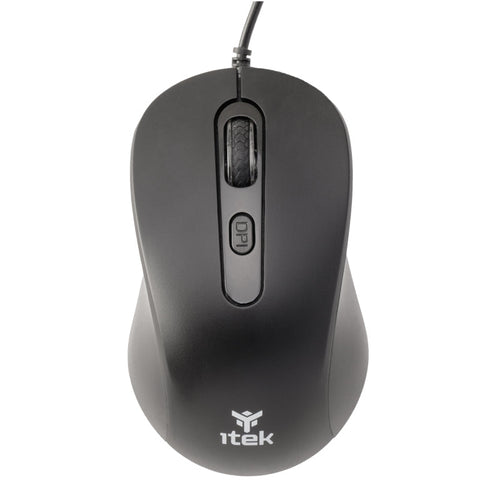 Mouse iTek CLK C01 - USB- Ottico- 3600DPI- 4 Tasti Silent Switch