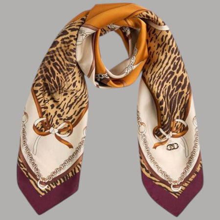 Liu Jo foulard beige 90X90 con scatola 2F5084T0300