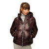 Woolrich giubbini donna woolrich - aliquippa short puffer jacket - marrone da donna