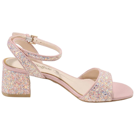 Buffalo sandalo elegante glitter rosa Rainelle 1650011