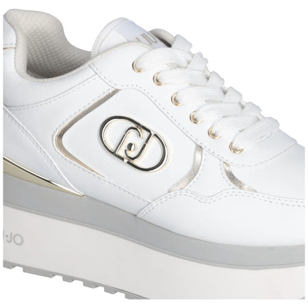 Liu Jo sneakers bianche super platform MAXI WONDER PLUS
