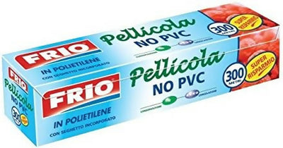 Pellicola per alimenti no pvc 300 mt. in polietilene seghetto incorporato super risparmio