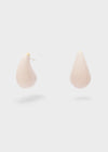 Orecchini echo acc.inos oro smaltato rosa