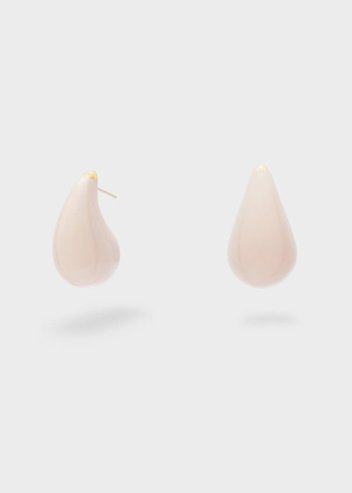 Orecchini echo acc.inos oro smaltato rosa