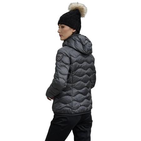 Blauer piumino grigio antracite Camelia 25WBLDC03095