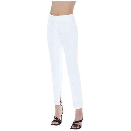 Relish pantalone vita alta bianco Cisarina