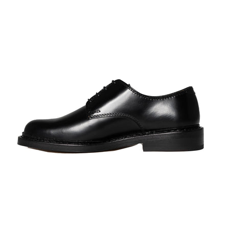 OUR LEGACY Uniform Parade Shoes in Black Leather da uomo