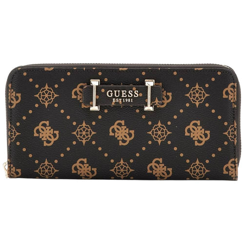 Guess portafoglio marrone logo peony SILIA SWGP9890146ESL