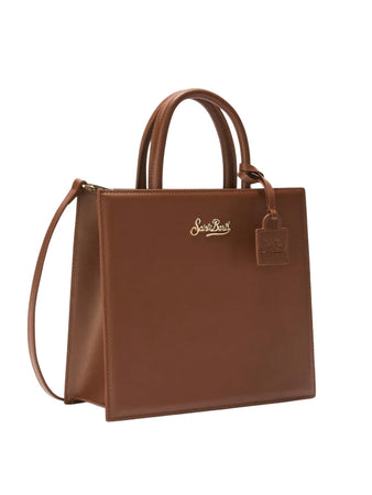 MC2 SAINT BARTH borse a spalla donna mc2 saint barth - shop bag midi leather 18 - cognac da donna