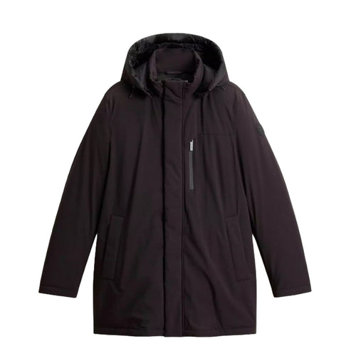 Woolrich giubbini uomo woolrich - mountain stretch down parka - nero da uomo