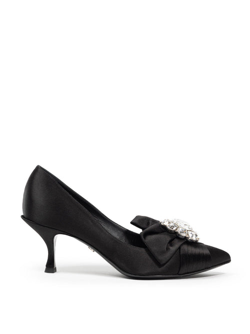 Dolce & Gabbana Decollete in Raso Con gioiello da donna