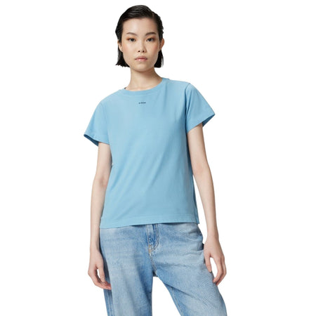 Pinko t-shirt donna pinko - basico t-shirt jersey old - blu da donna