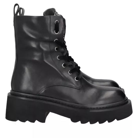 ToscaBlu Donna Stivaletto Lea in pelle con maxi pietra colore nero