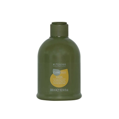 Alterego curego silk oil shampoo 300 ml, per capelli crespi, danneggiati, opachi, secchi.