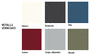 Scrivania operativa per ufficio con top in melaminico e struttura metallica cm. 120/140/160/180/200 x80x73h