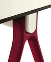 Scrivanie contrapposte con struttura metallica e top in melaminico operative cm. 140/160/180x80x75h