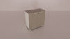 Contenitore per ufficio con 2 ante in melaminico in vari colori cm. 80x40x76h