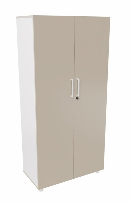 Mobile contenitore a 2 ante in vari colori in melaminico cm. 80x40x163,6h