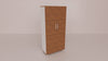 Mobile contenitore a 2 ante in vari colori in melaminico cm. 80x40x163,6h