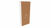 Libreria da ufficio con ante in vetro o melaminico a scelta, in vari colori cm. 80x40x198,8h