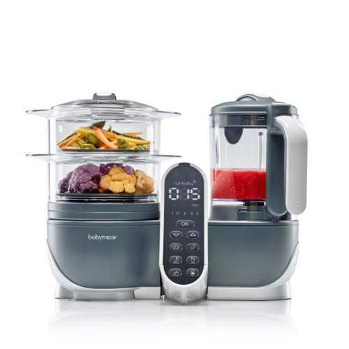 BABYMOOV Robot per alimenti per bambini Nutribaby (+) Grigio industriale