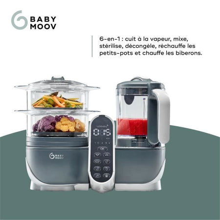 BABYMOOV Robot per alimenti per bambini Nutribaby (+) Grigio industriale