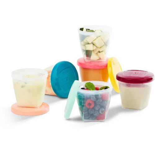 BABYMOOV Babybols Kit L - 6 x 250 ml - Vasetti di conservazione ermetici