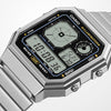 CASIO VINTAGE Mod. RETRO FUTURE EDGY COLLECTION - SILVER