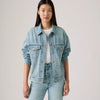 Levi's Giubbotto Donna 90s Trucker in Denim Light Indigo