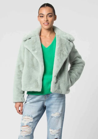 Ecopelliccia dynai verde polvere