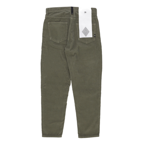 AMISH Pantalone Lungo Uomo Jeremiah Corduroy Tinto Olive Branch da uomo