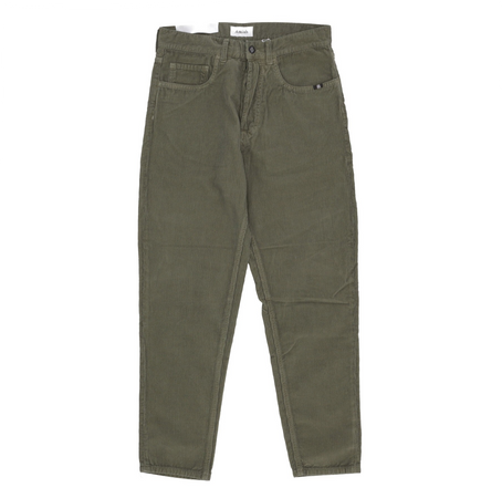 AMISH Pantalone Lungo Uomo Jeremiah Corduroy Tinto Olive Branch da uomo