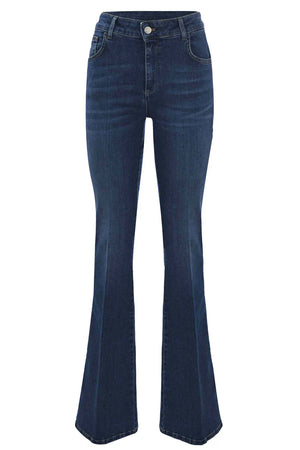 Jeans straight con taglio bootcut