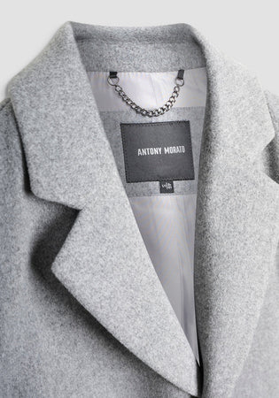 Antony Morato cappoto uomo grigio melange da uomo