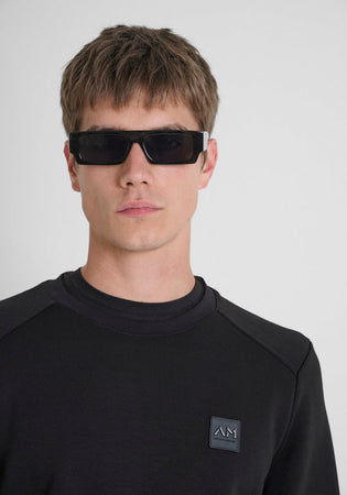 Antony Morato felpa uomo nero da uomo