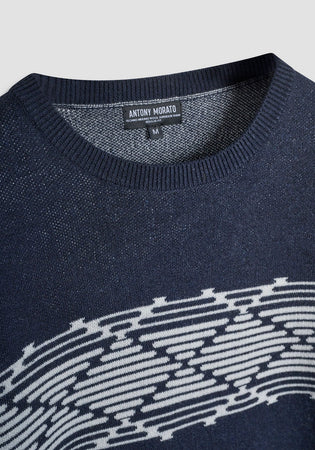 Antony Morato maglia uomo blu intenso da uomo
