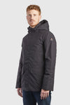 CANADIENS cappotto uomo nero da uomo