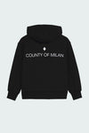 COUNTY OF MILAN KIDS felpa bambino nero da bambino