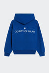 COUNTY OF MILAN KIDS felpa bambina royal blue da bambino