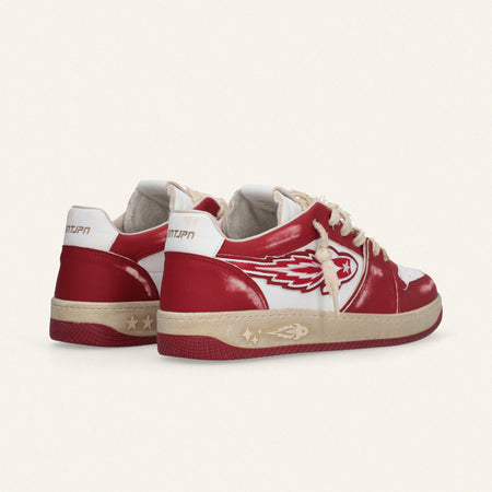 ENTERPRISE JAPAN scarpe uomo bianco e rosso da uomo