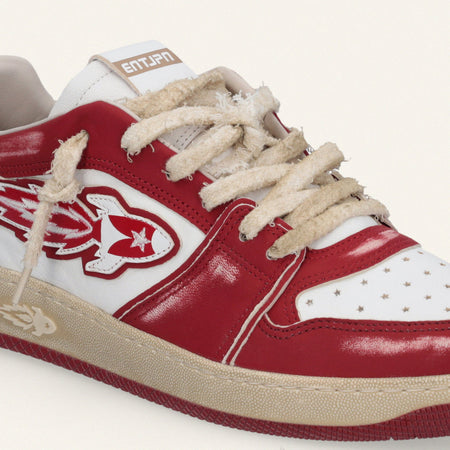 ENTERPRISE JAPAN scarpe uomo bianco e rosso da uomo