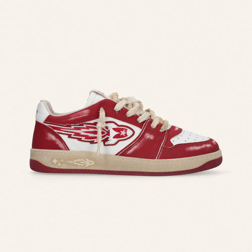 ENTERPRISE JAPAN scarpe uomo bianco e rosso da uomo