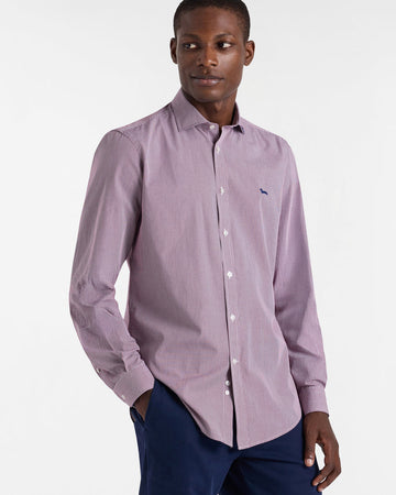 Harmont&amp;blaine camicia uomo rosso chiaro da uomo
