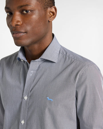 Harmont&amp;blaine camicia uomo nero da uomo