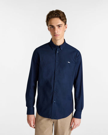 Harmont&amp;blaine camicia uomo blu scuro da uomo